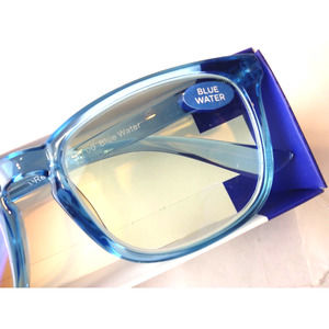 Readerest Blue Light Blocking Reading Glasses Blue Water +3.00 Magnification